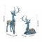 Large Deer Resin Statue Figurine Sculpture Tabletop Home Office Art Decoration